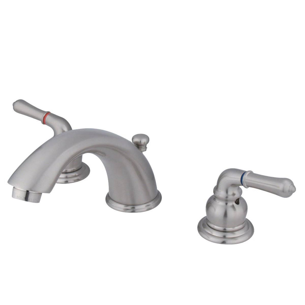 Brushed Brass Widespread Bathroom Faucet Q595