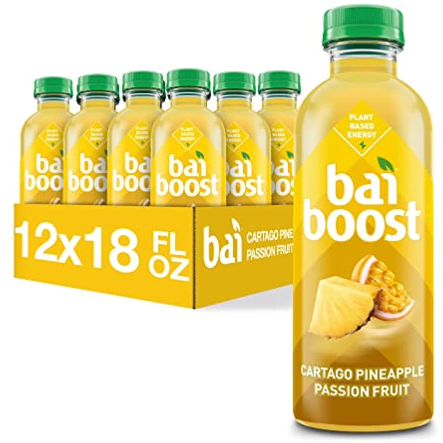 Pineapple Passionfruit Antioxidant Infused Beverage, 18 Fl Oz Bottle (Pack Of 12) A825