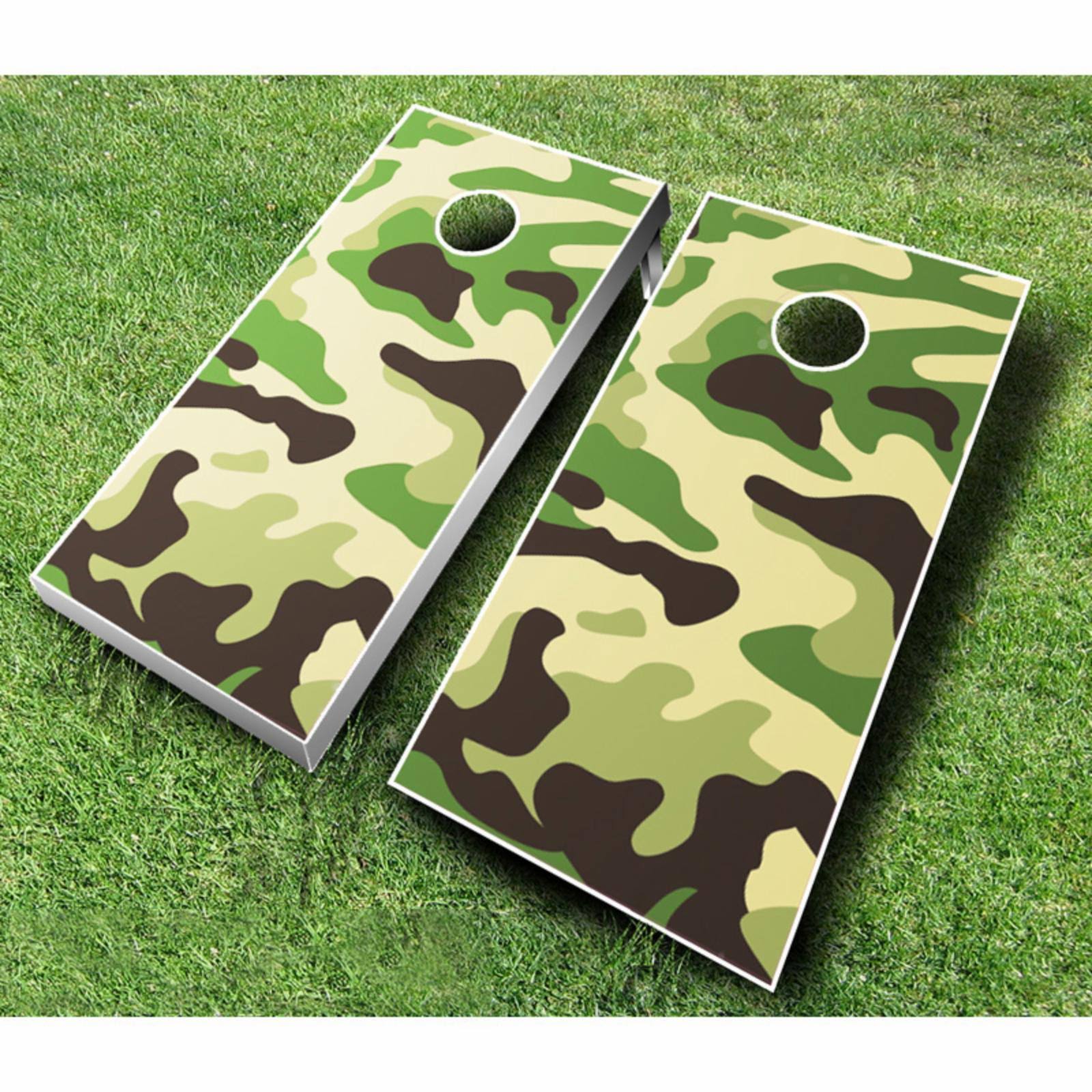 Royal Blue White Cornhole Set N196