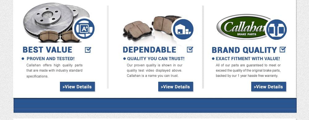 Brake Disc Rotors and Metallic Brake Pads X837