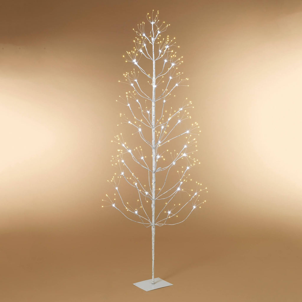 72-inch Tall White Birch Tree with 588 Warm and Cool White LED Lights G43376