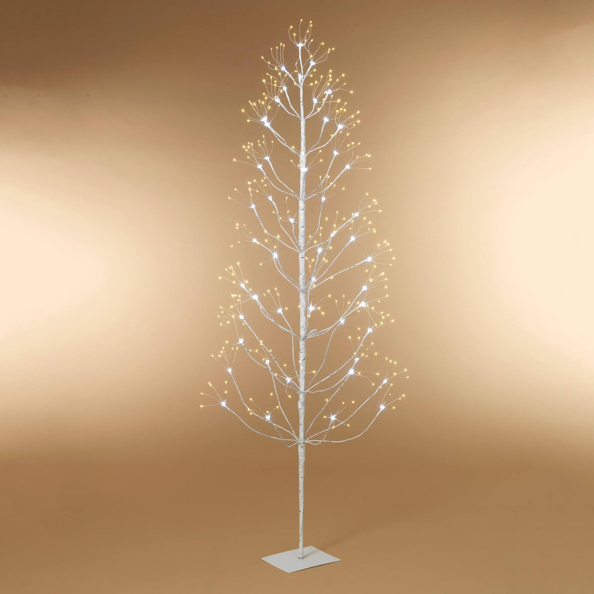 72-inch Tall White Birch Tree with 588 Warm and Cool White LED Lights G43376