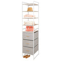 Natural Tall Vertical Fabric Dresser, 3-Drawer W522987