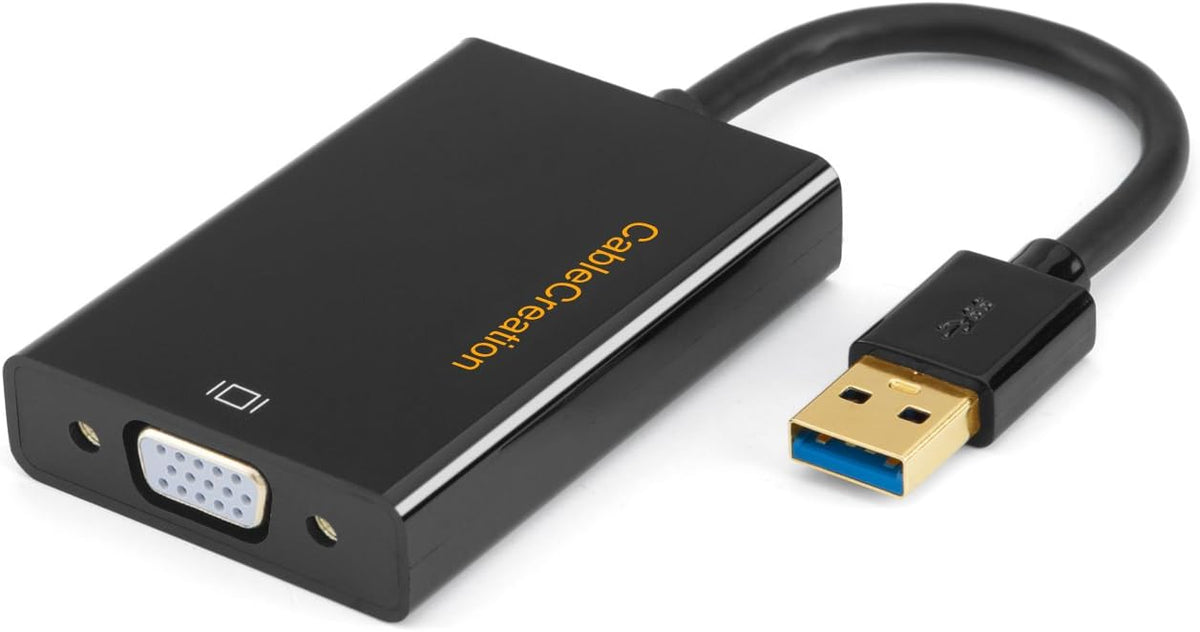 USB 3.0 to VGA Adapter, Black I354693