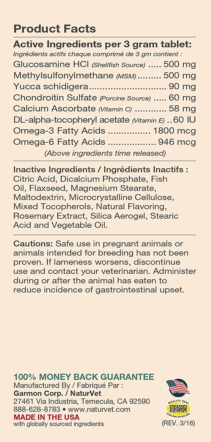Glucosamine DS Level 2 Tablets for Dogs V5668