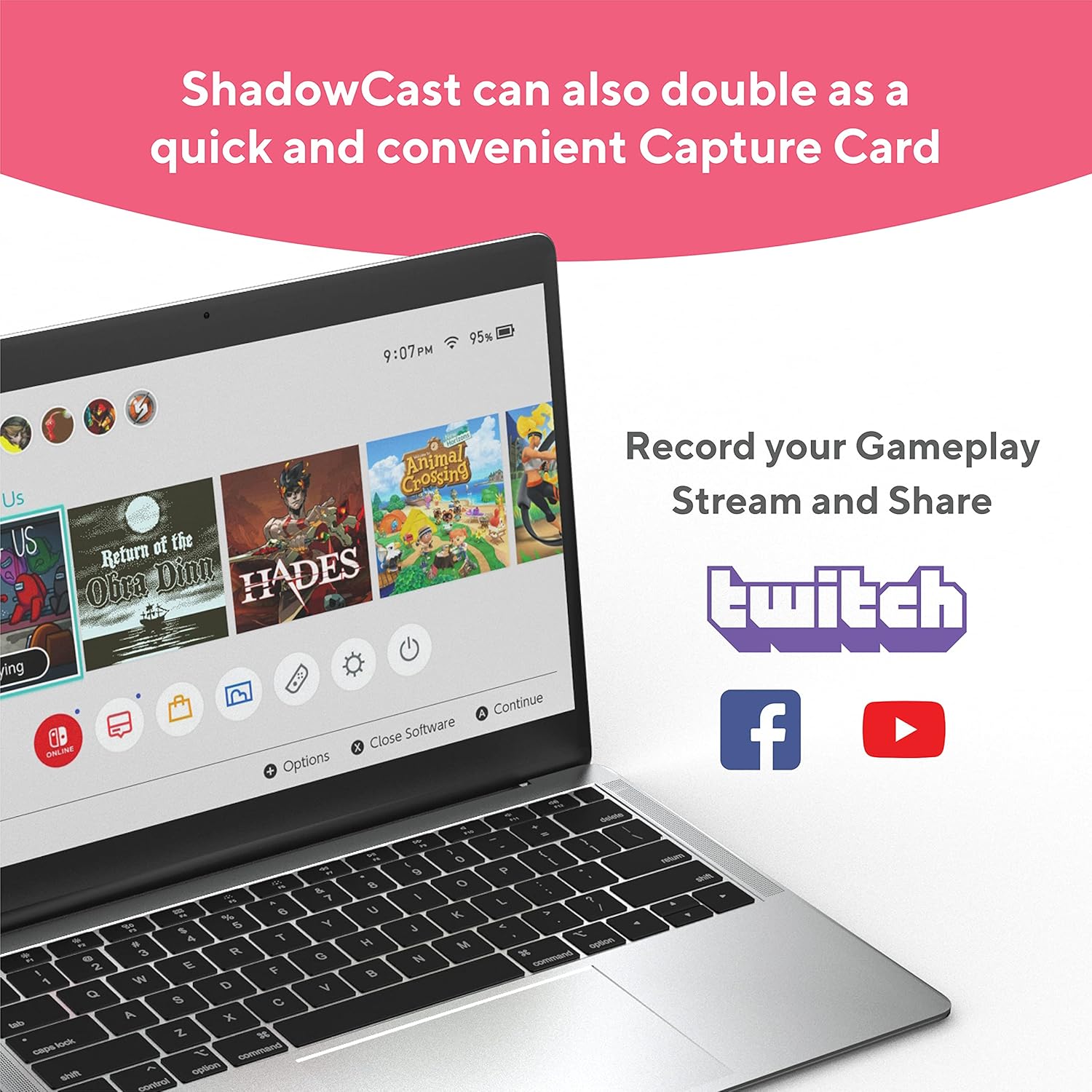 ShadowCast Capture Card Q852