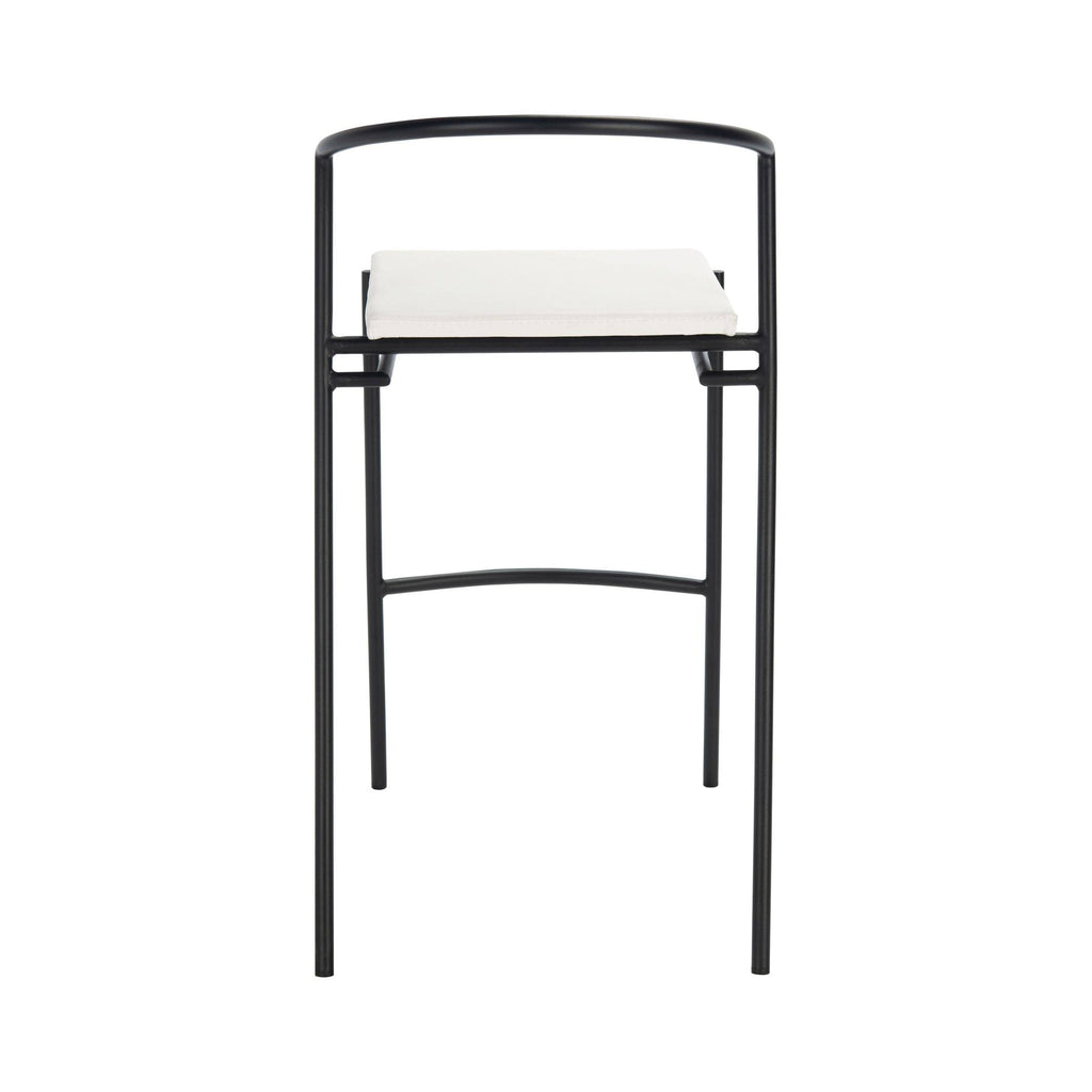 26-inch Counter Stool White/Black Z100