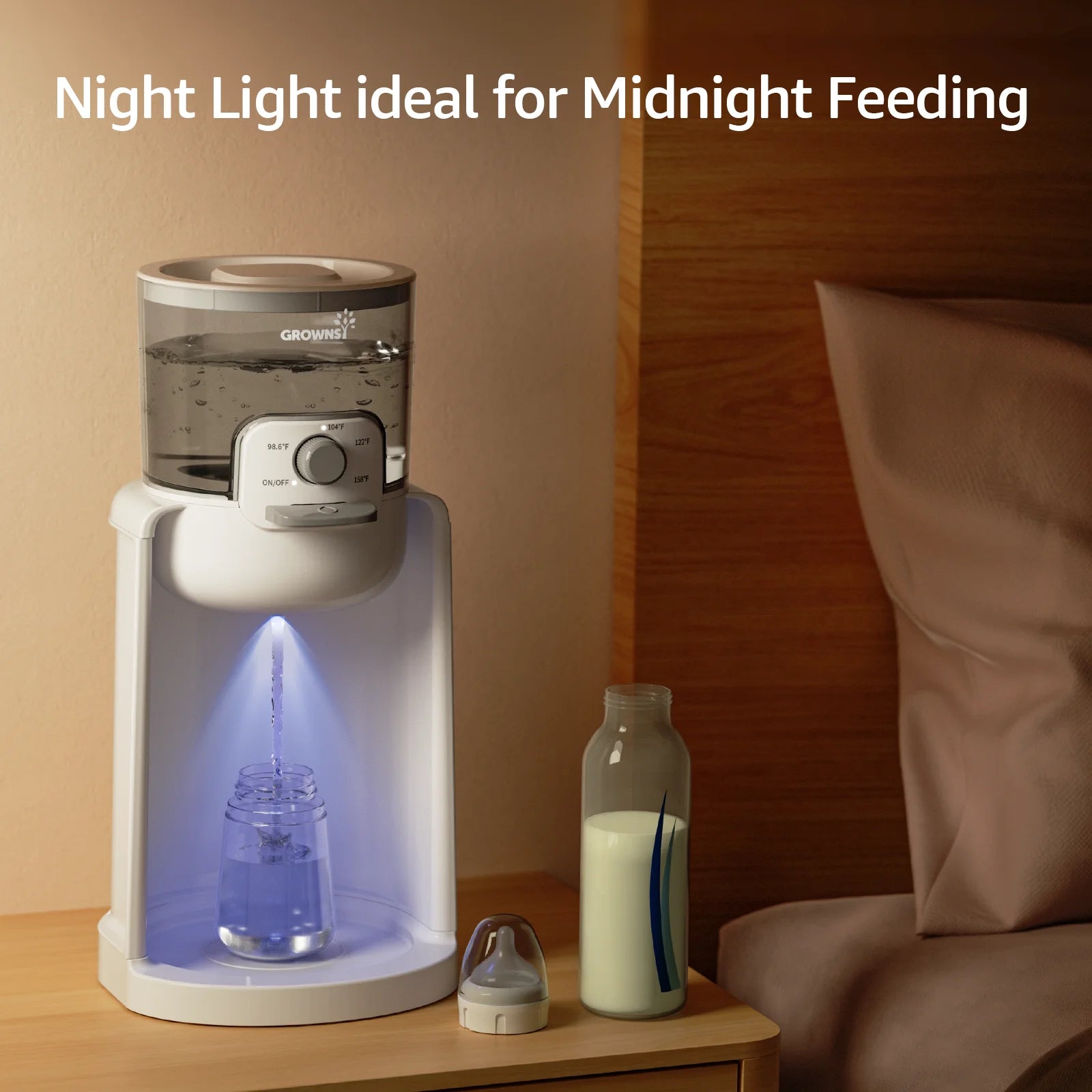 Baby Bottle Warmer with Night Light K840217