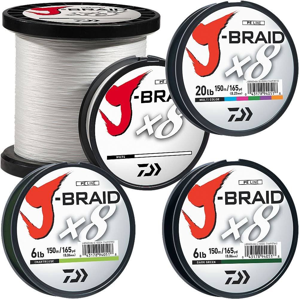 Multi-Color 30lb Braid Bulk Line U7013