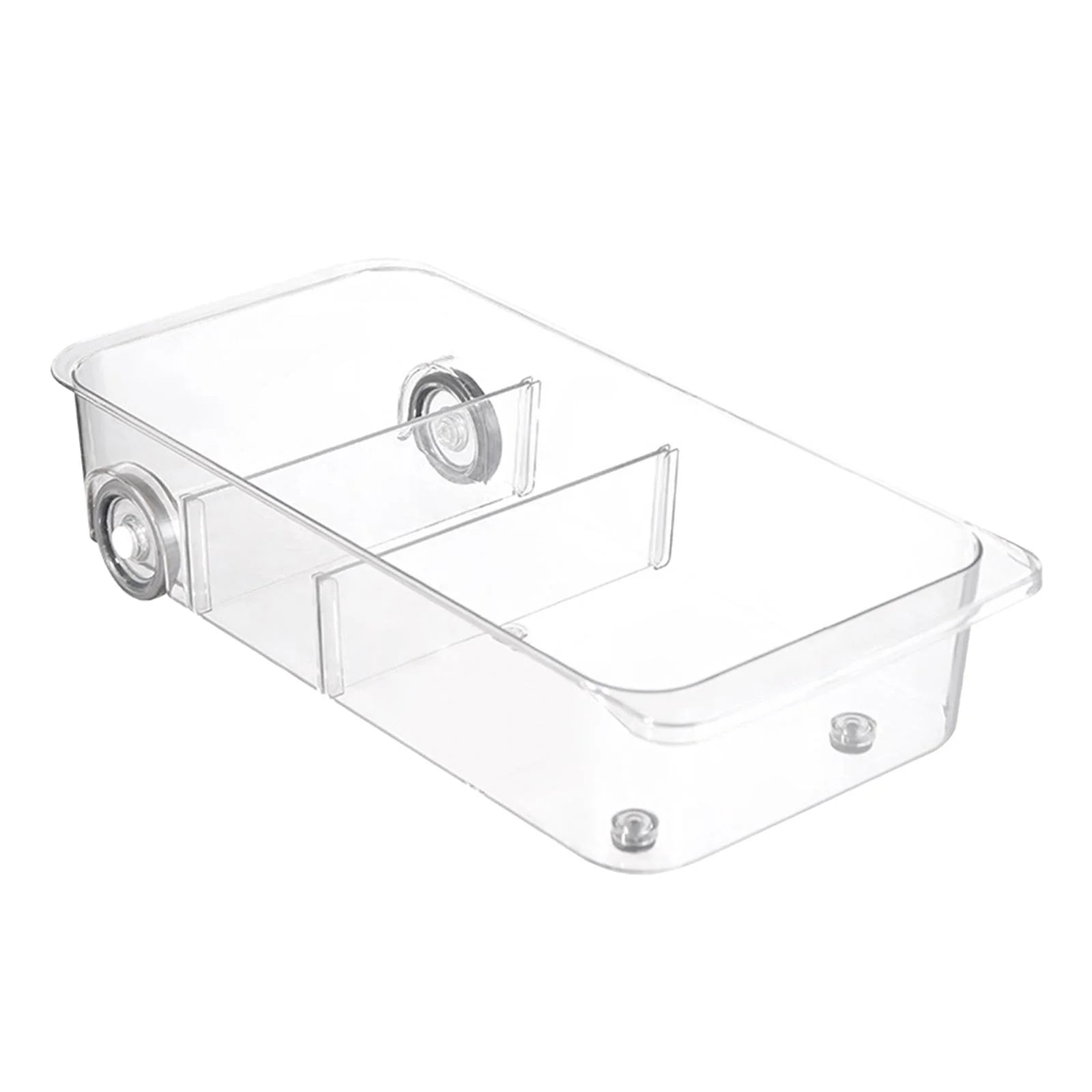 Clear Pull Out Pantry Storage Bins on Wheels G40591