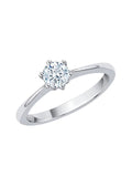 10K Gold Diamond Solitaire Engagement Ring N218390
