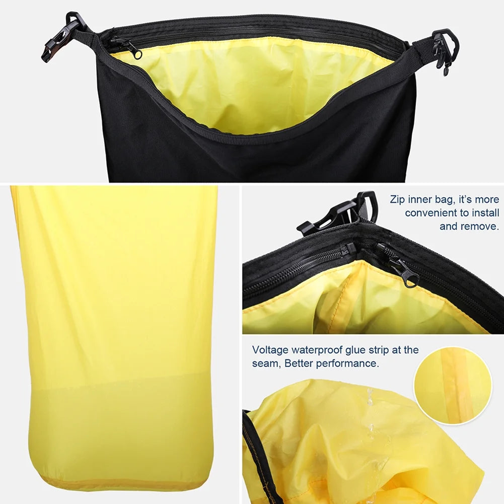 Waterproof Motorcycle Saddle Rack Trunk Luggage Bag J4635