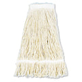 24 oz White Cotton Wet Mop Head, 12/Carton E90256