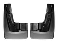 Black No Drill Splash Guard MudFlaps Front Pair W12897