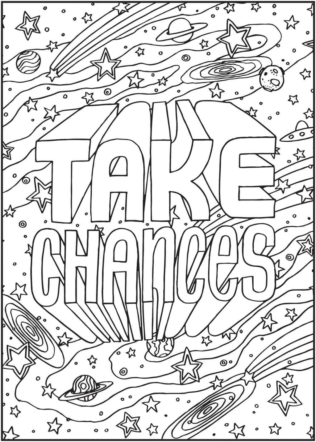 64 Pages Adult Coloring Book O171