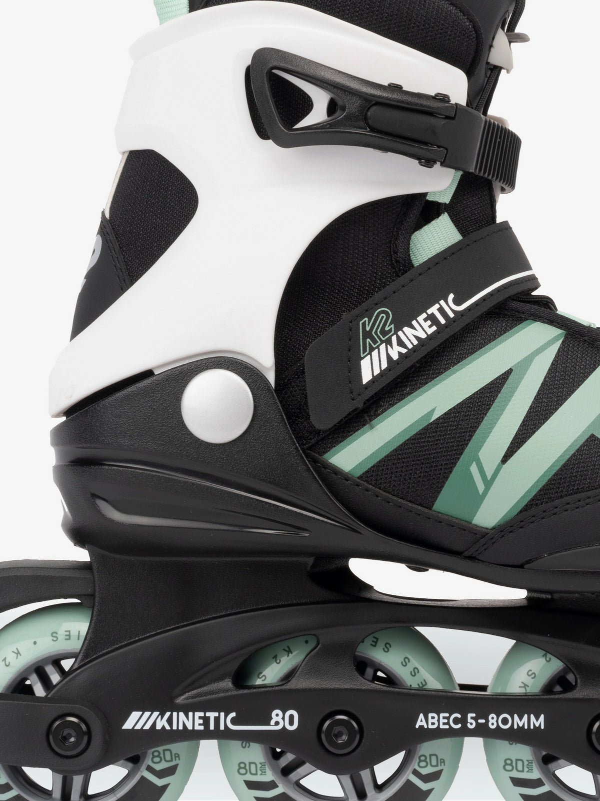 Women's Kinetic 80 Pro Inline Skates Black Sage Size 11 US 44.5 EU A8915