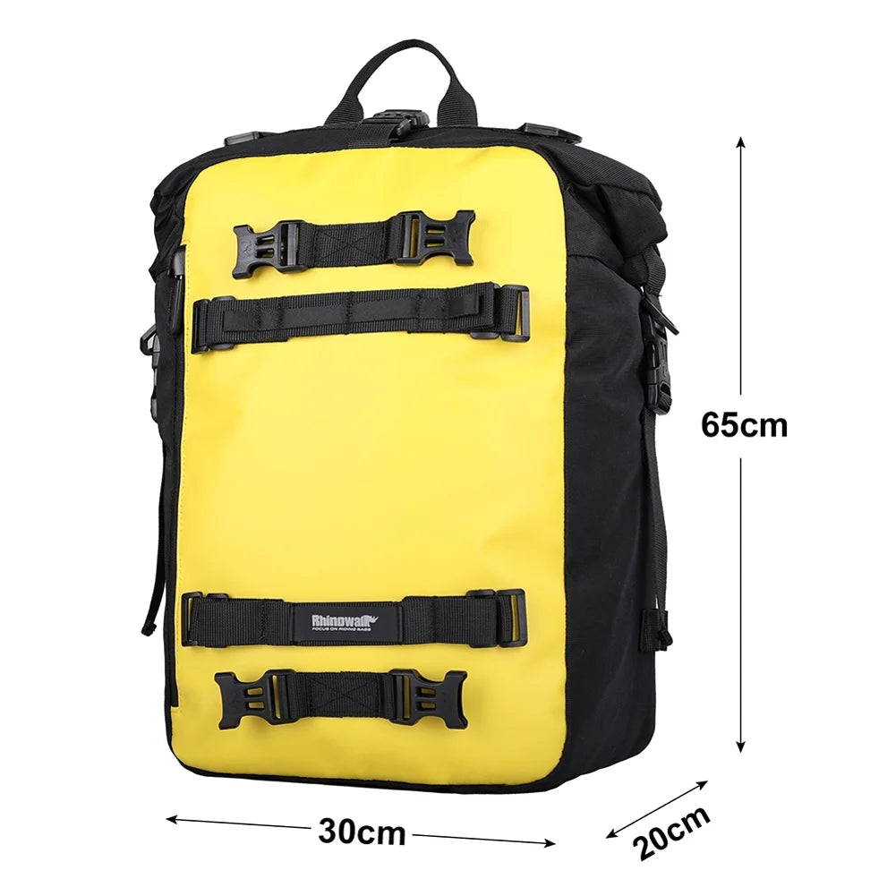 Waterproof Motorcycle Saddle Rack Trunk Luggage Bag J4635