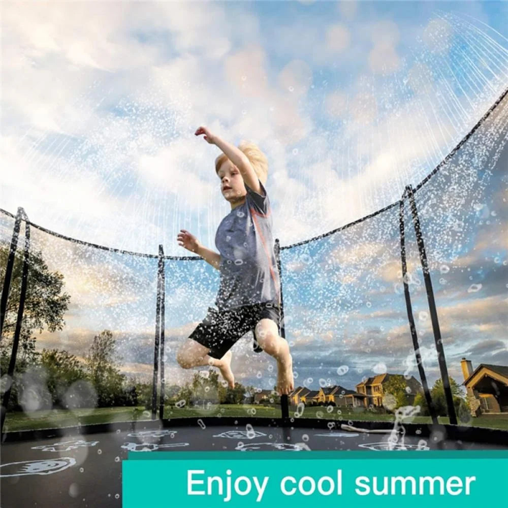 Trampoline Sprinkler Water Sprayer Toy Accessories 39.4ft J8810