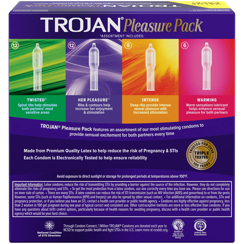 Assorted Lubricated Condoms Value Pack, 36 Count V3994