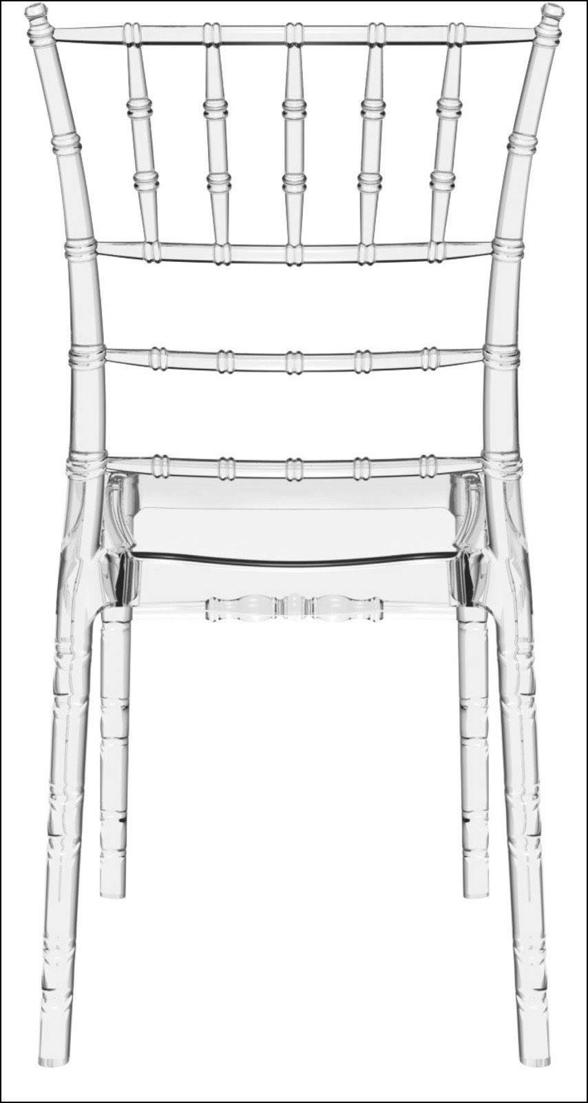 Transparent Polycarbonate Dining Chair Z272918