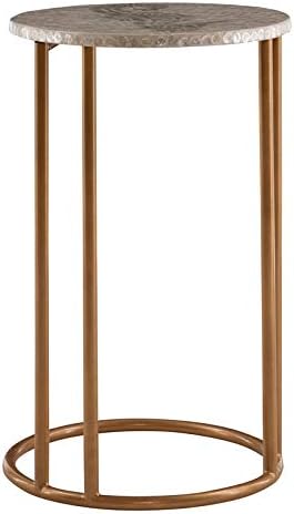 Gold Metal Accent C Table C616806