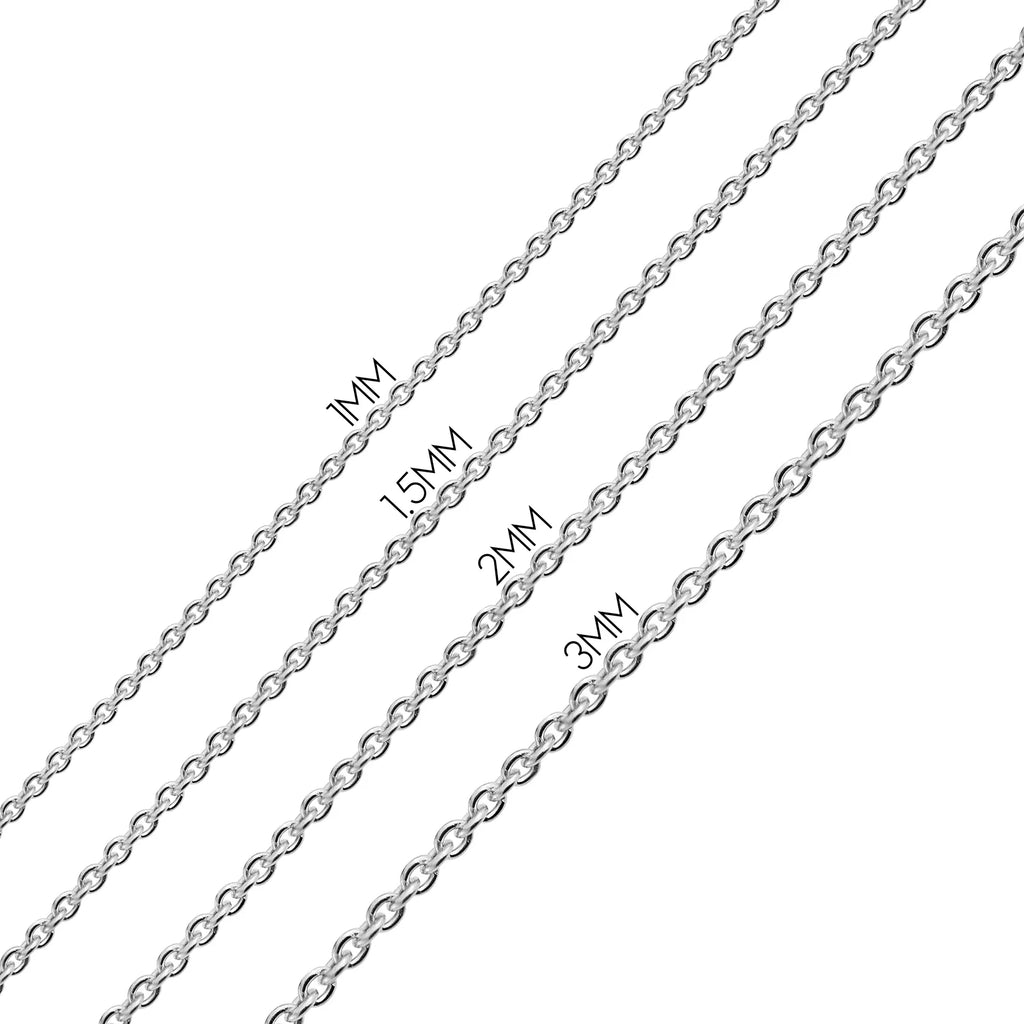 14K Gold Figaro Chain Necklace C83642
