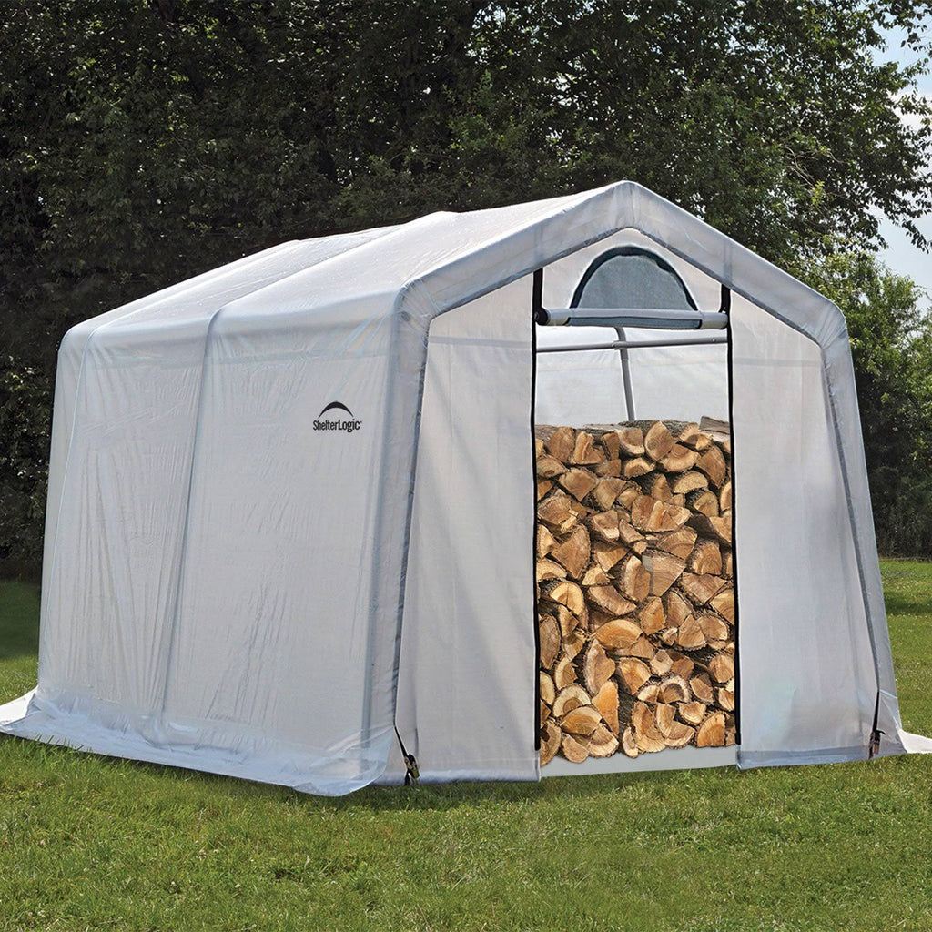 10 ft. x 10 ft. x 8 ft. Firewood Seasoning Shed Y36238