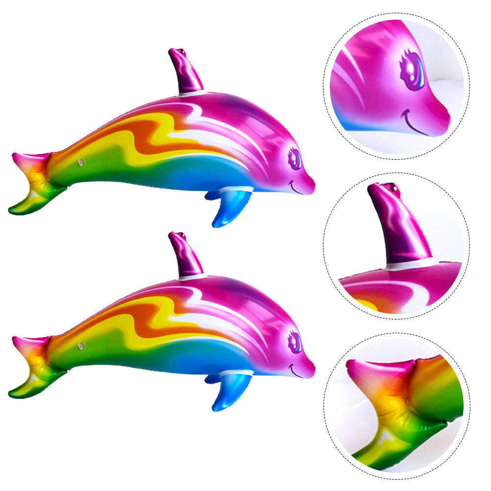 2pcs Big Inflatable Dolphin Toys I579