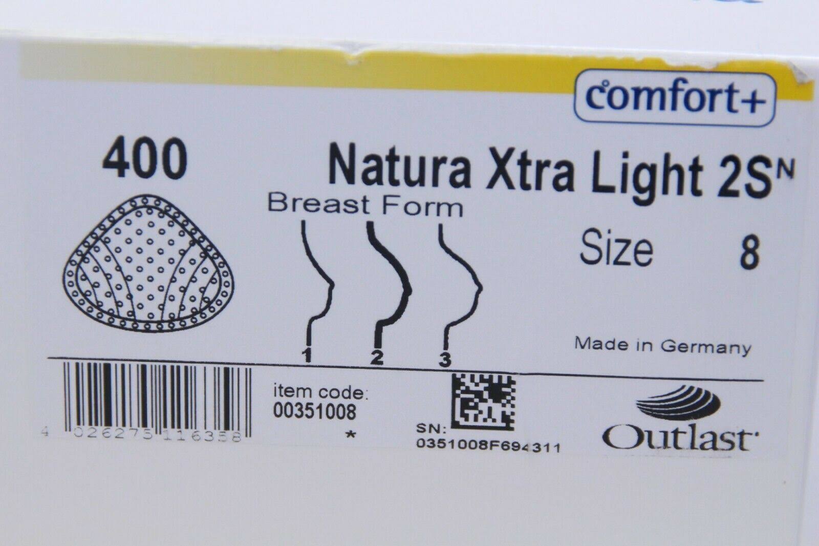 Natura Xtra Light Breast Form Size 8 F8461