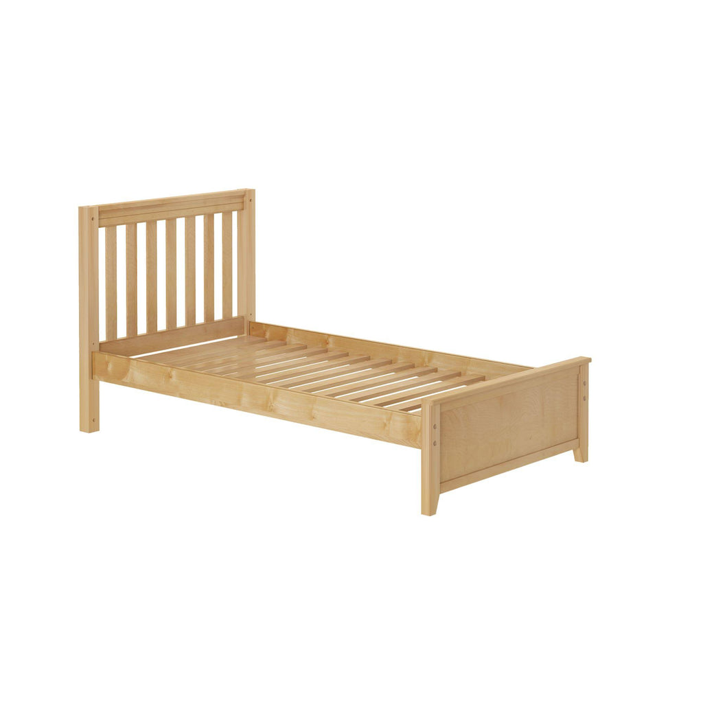 White Panel Twin Bed H64065