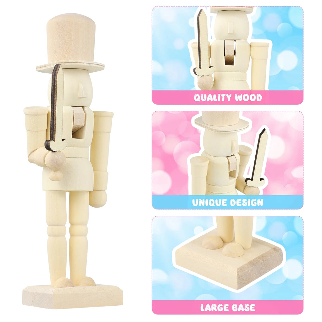 Unfinished Wooden Nutcracker Doll M66503