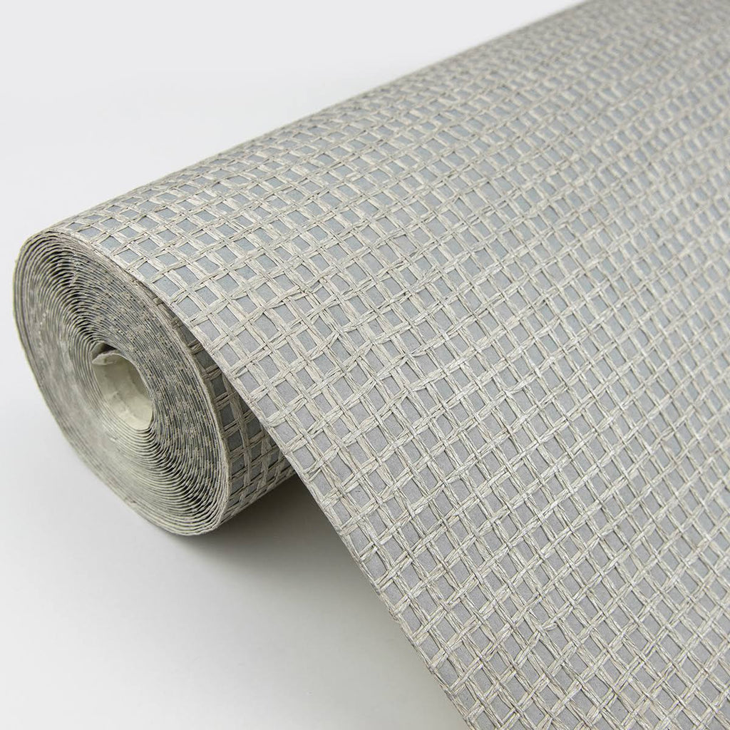 Grey Grasscloth Wallpaper S822736