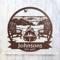 Beach Campfire Monogram Sign, Penny Vein, 18 J715346