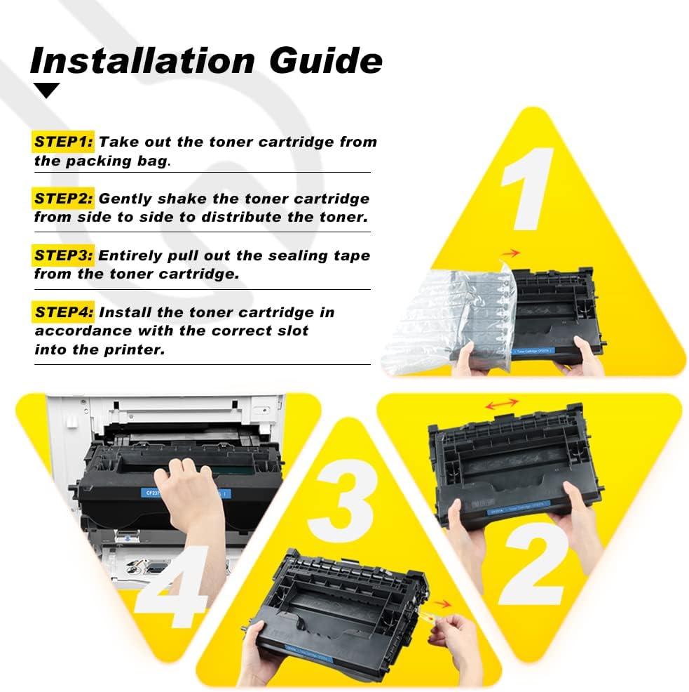 Black Toner Cartridge for HP M607 M608 M609 Printer, 1 Pack Z338238