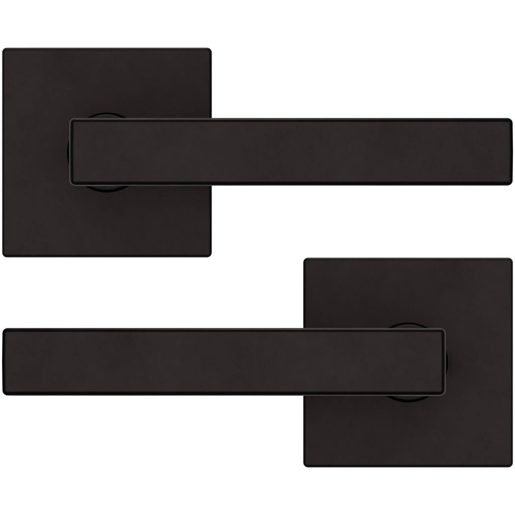 Satin Black Passage Leverset T8775
