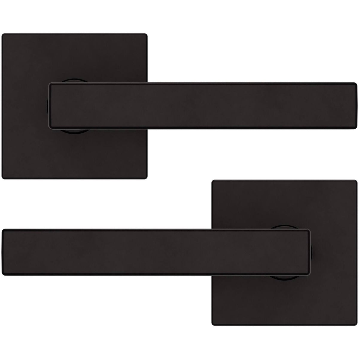Satin Black Passage Leverset T8775