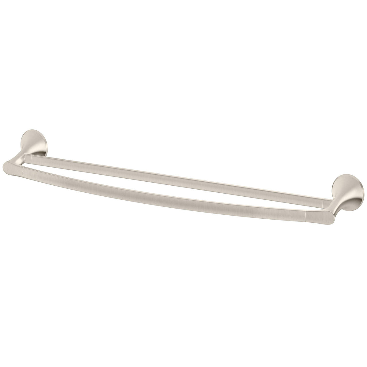 Brushed Nickel Double Towel Bar R5627