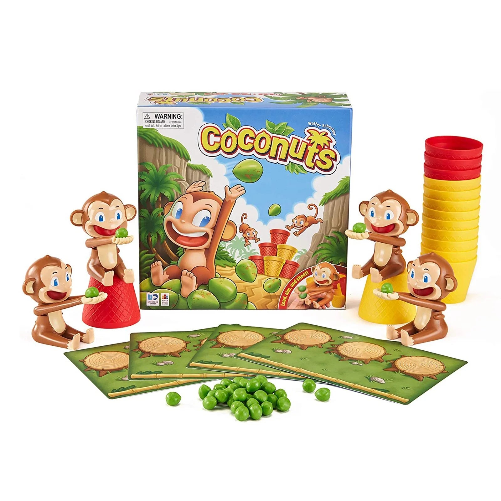 Projection Stacking Cup Game Bounce monkey Game A811