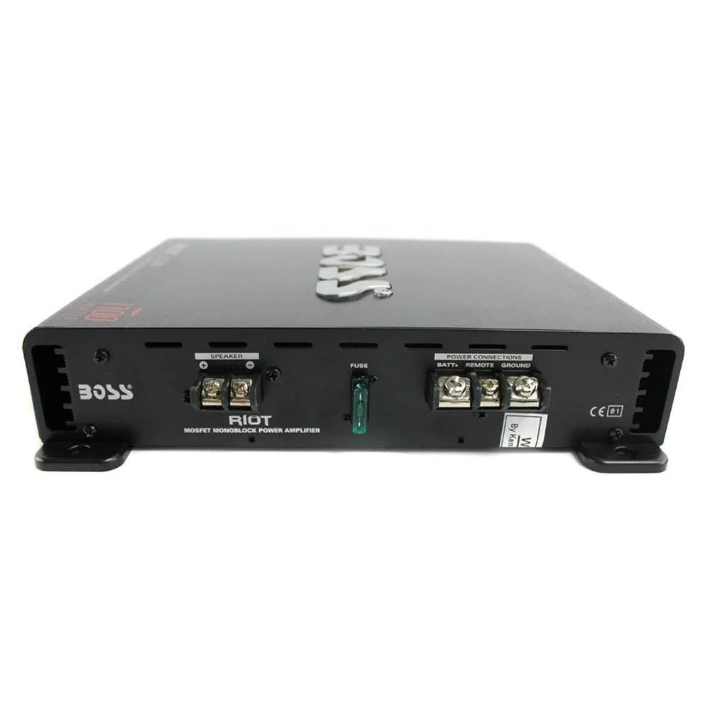 10" Box Subwoofers (2 Pack) with Amplifier and Wire Kit T2090