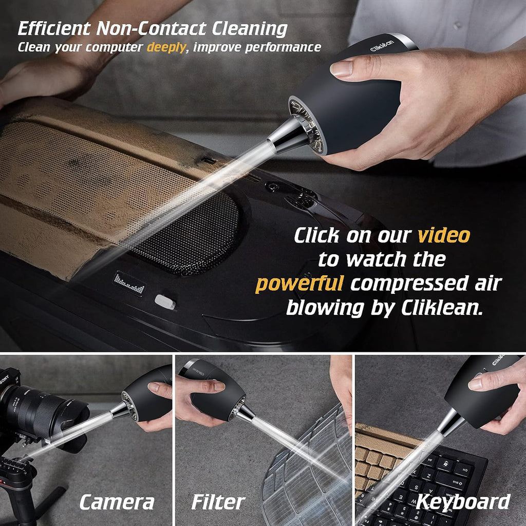 Cordless Air Duster 80000RPM 55MPH Electric Duster O394
