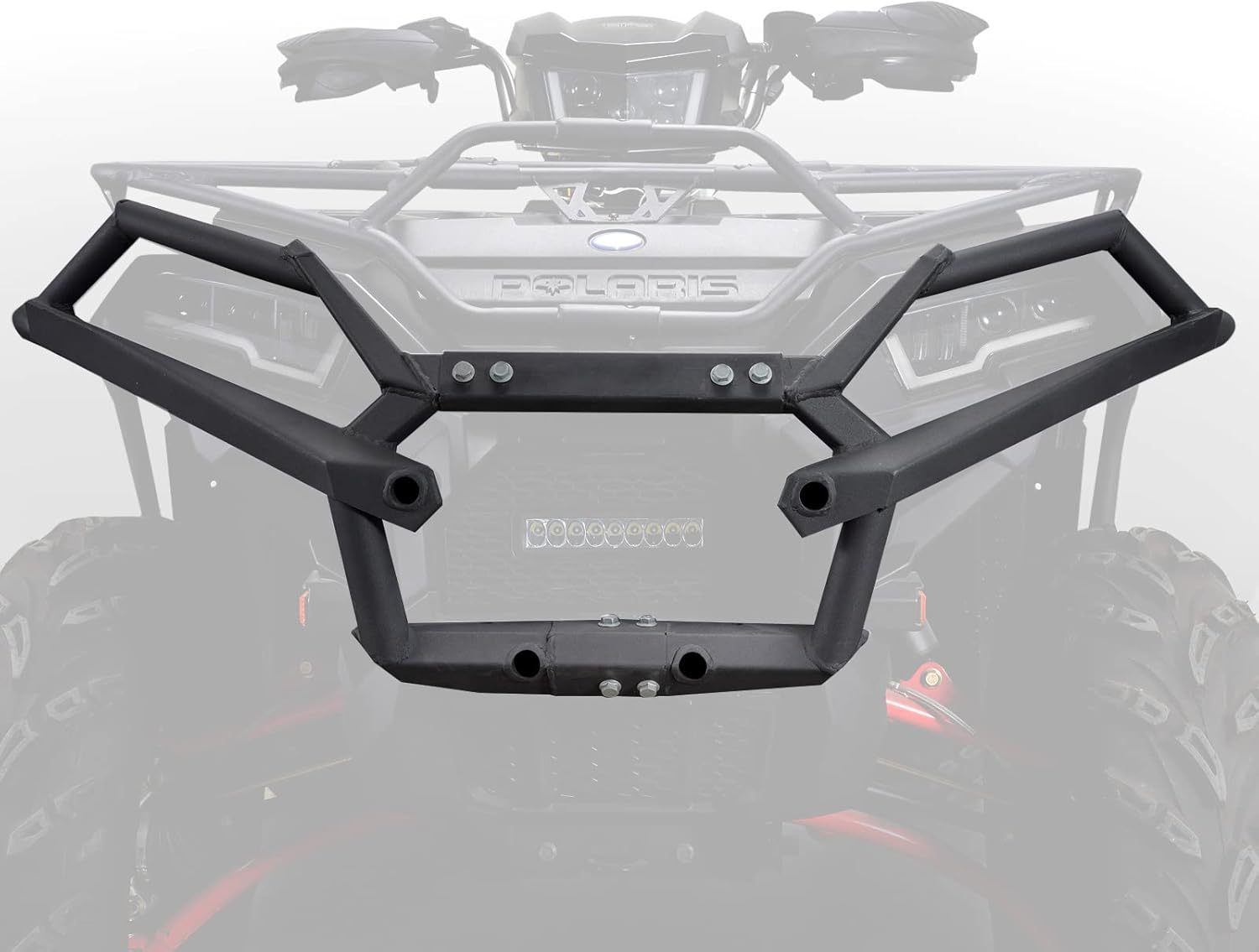 Black Heavy Duty Steel Front Bumper for Polaris Sportsman XP 1000 850 S G6565