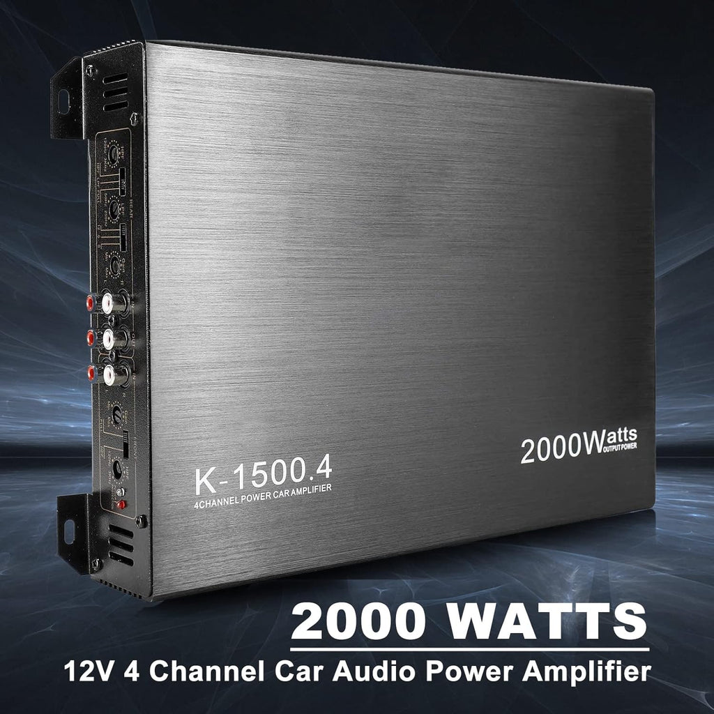 2000W 4 Channel Car Amplifier O848