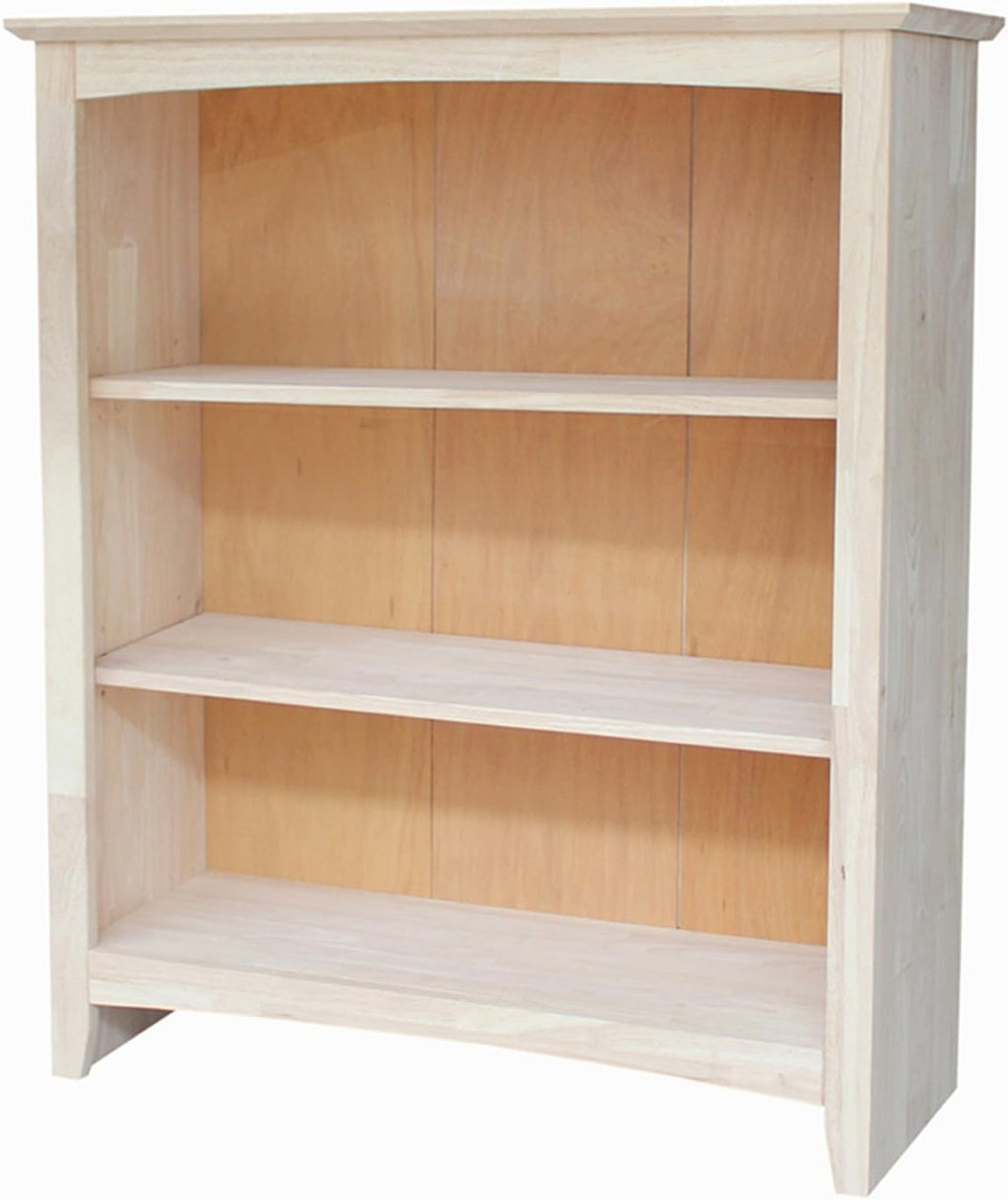 Unfinished 72-Inch Bookcase D2236
