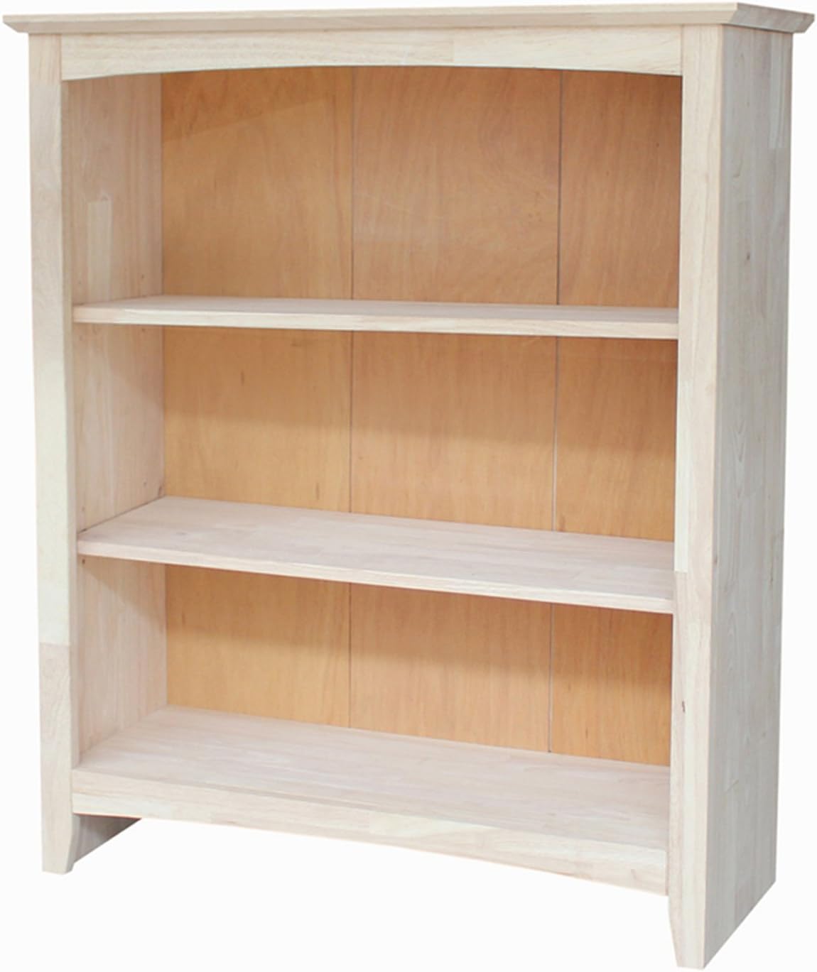 Unfinished 72-Inch Bookcase D2236