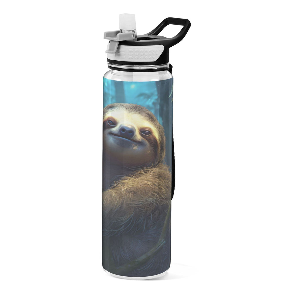 32oz Tritan Leakproof Clear Water Bottle with Straw J88136