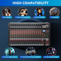 16 Channel Powered Mixing Console C492