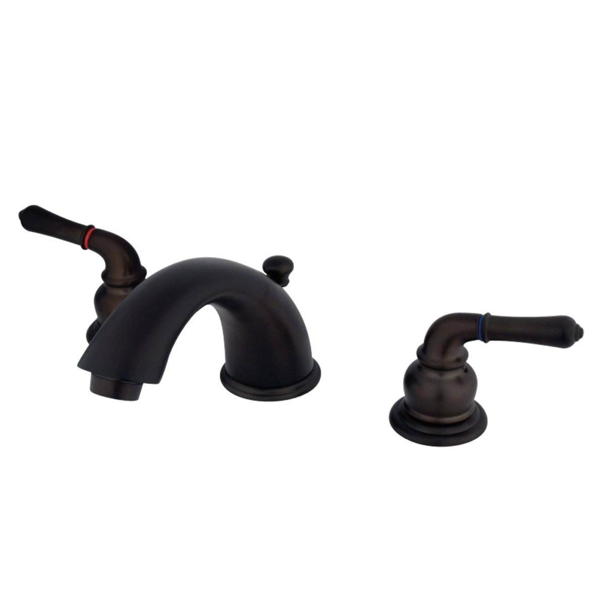 Brushed Brass Widespread Bathroom Faucet Q595