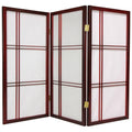 Rosewood 3 Panel Shoji Screen X275