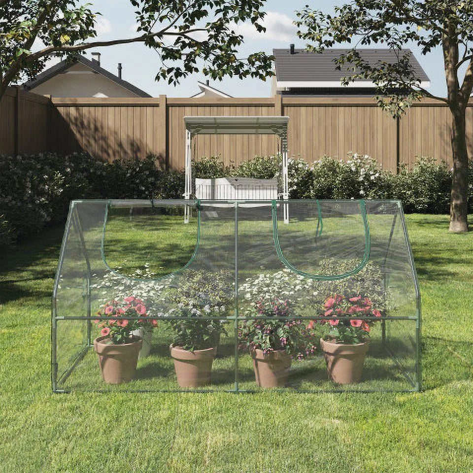 Green House with Steel Frame P7273