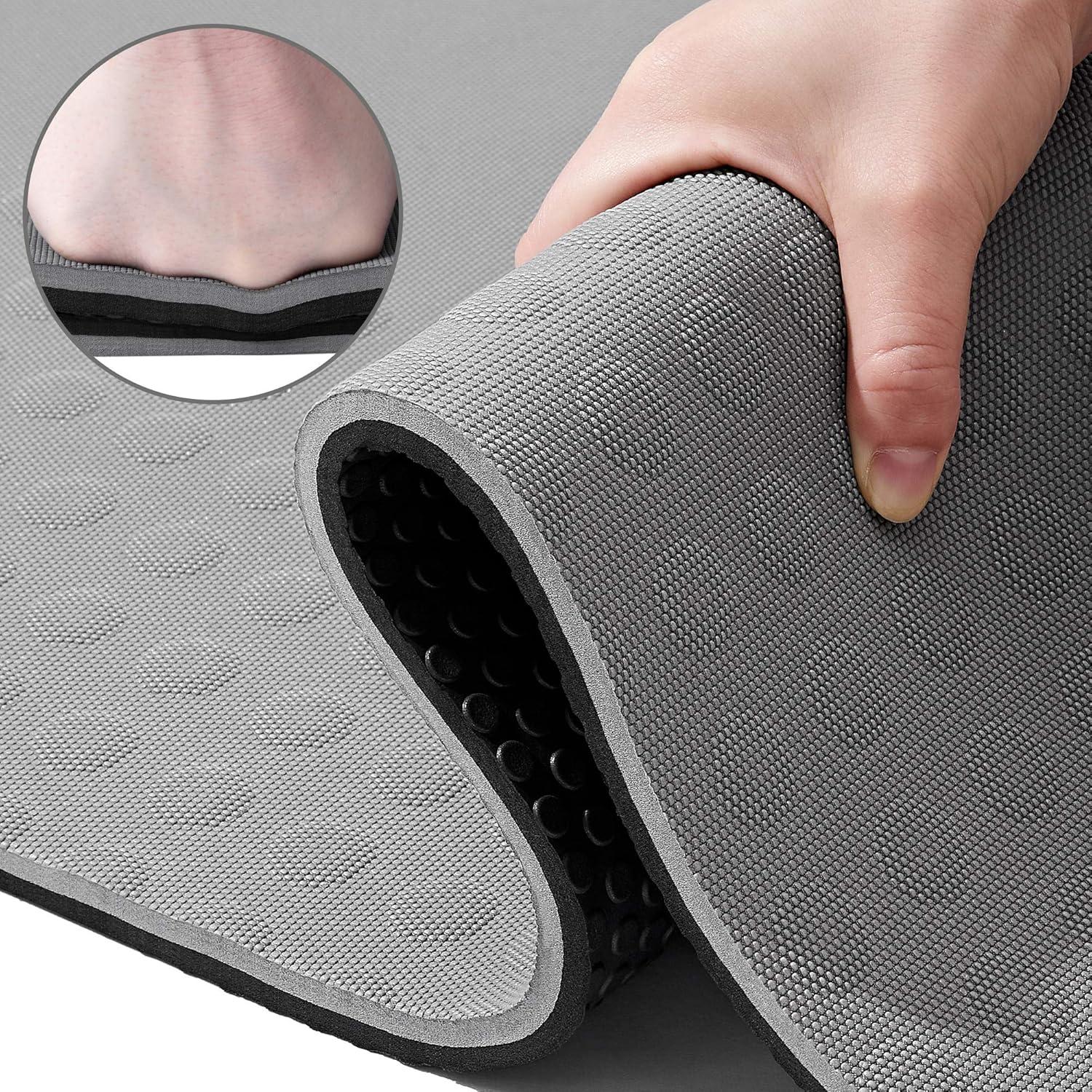 Extra Thick Yoga Mat with Carrying Strap R385836
